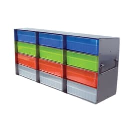 12-Place Upright Freezer Rack for 100-Place Hinged Boxes