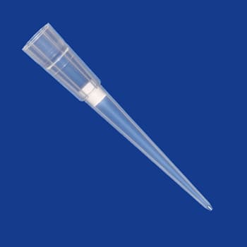 TipOne® RPT Filter Tips - 100ml beveled - on blue background