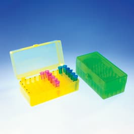50-Place Hinged Boxes, Mixed Neon Colors