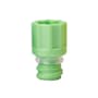 Cap with O-ring for internal thread tubes. O-ring sits inside tube, 960 caps/pack, Green