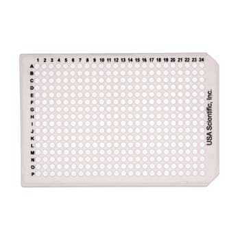 TempPlate polypropylene 384-well PCR plate, A24 and P24 notches