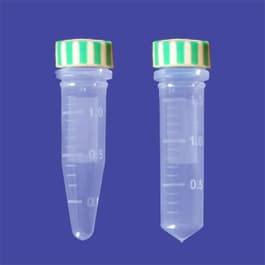 Screw Cap Microcentrifuge Tubes, TPE Seal, Conical Base