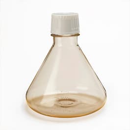 Polycarbonate Erlenmeyer Cell Shaker Flask, 3000 mL, Flat Bottom