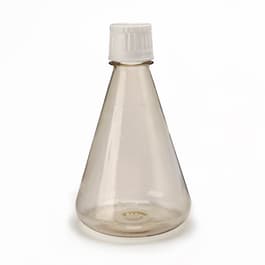 Polycarbonate Erlenmeyer Cell Shaker Flask, 2000 mL, Flat Bottom