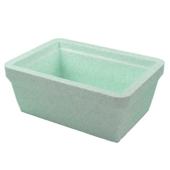 Four liter ice pan, green