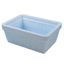 Four liter ice pan, blue