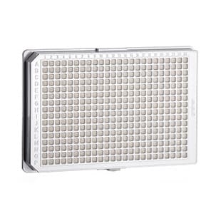 384W Microplate, PS, Flat Bottom, White