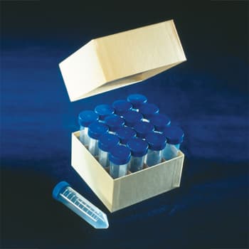 16-Place Cardboard Box for 50 mL Tubes