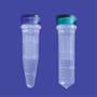 Screw Cap Microcentrifuge Tubes, Conical Base, 1.5 mL, Green, Blue