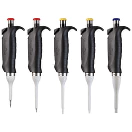 ErgoOne Single Channel Pipettes, Set of 5, 2.5, 10, 20, 200, 1000 µL