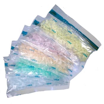 Seal Rite tubes, bulk bags in assorted colors 