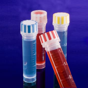 Screw Cap Microcentrifuge Tubes, TPE Seal, Self-Standing