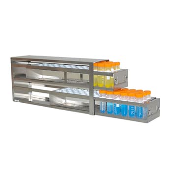 Upright Freezer Rack for 2” H Boxes - USA Scientific, Inc