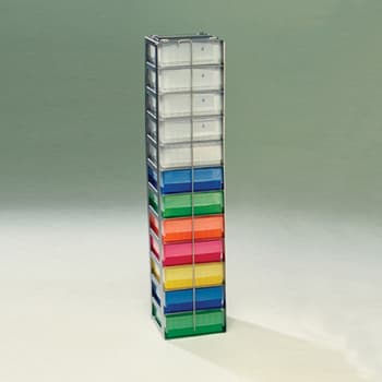 Chest Freezer Rack for 2&quot; H Boxes, 12-place