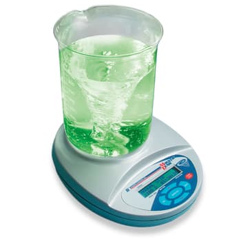 MagStir Genie programmable digital magnetic stirrer, low profile, 10-1800 rpm