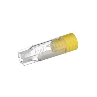 Cryo.s Cryogenic 1 mL Tubes - Self-Standing, Yellow