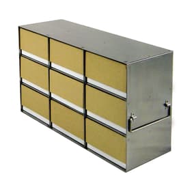 Upright Freezer Rack for 3&quot; H Boxes, 9 Place