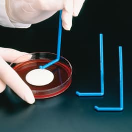 Disposable spreaders for petri dishes