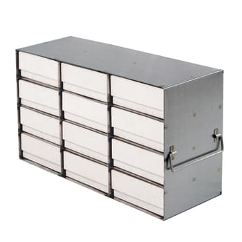 Upright Freezer Rack for 2” H Boxes - USA Scientific, Inc