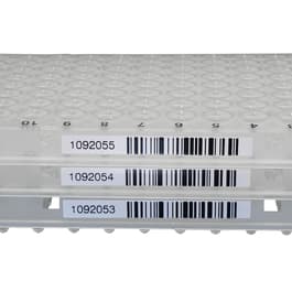 TempPlate Semi-Skirted 96-Well PCR Plate, Straight Skirt, Natural, Barcoded