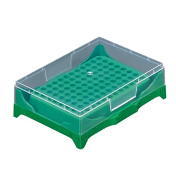 96 Well Polypropylene PCR Tube or Plate Storage Box with Lid 5/Pk - Assorted Colors