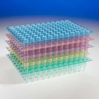 TempPlate® Non-Skirted 96-Well PCR Plate, 0.2 mL, Assorted
