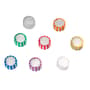 Screw Caps for Microcentrifuge Tubes, TPE Seal, Assorted Cap Colors
