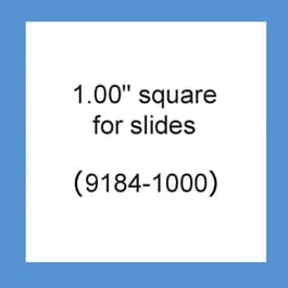 Square, 1.0&quot; x 1.0&quot; Tough-Tags on Sheets