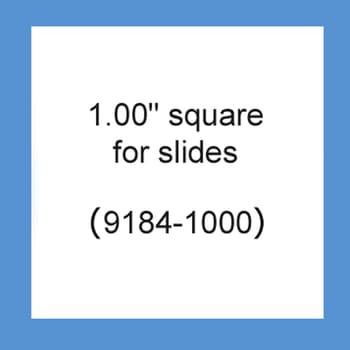 Square, 1.0&quot; x 1.0&quot; Tough-Tags on Sheets