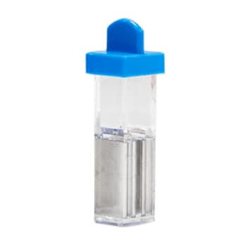 Electroporation cuvette, square blue cap, 0.2 cm gap