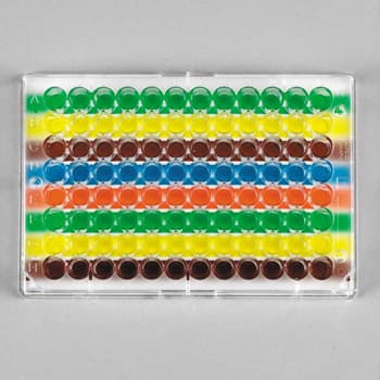 Multi-Color Well Orienter for 96-Well Plates, Horizontal