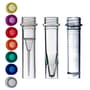 Self-standing screw cap microcentrifuge tubes, assorted caps