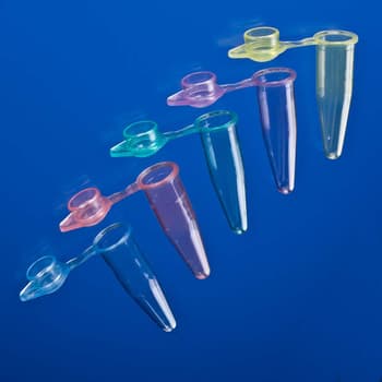 0.2 mL TempAssure PCR tube, attached dome cap, mixed colors