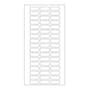 Mini Sheet Laser Cryo-Babies, 1.28&quot; x 0.50&quot; (33mm x 13mm), 1020 labels, white