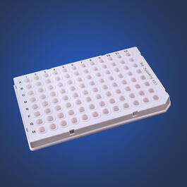TempPlate Semi-Skirted 96-Well PCR Plate, Low Profile, White