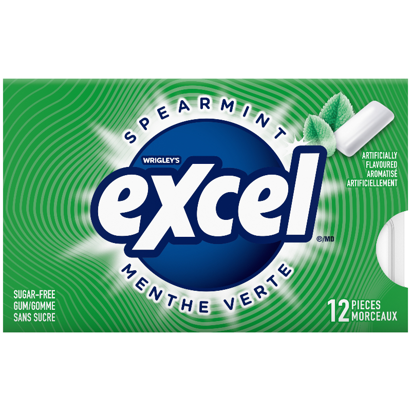 Excel Gum - Spearmint - 12 piece