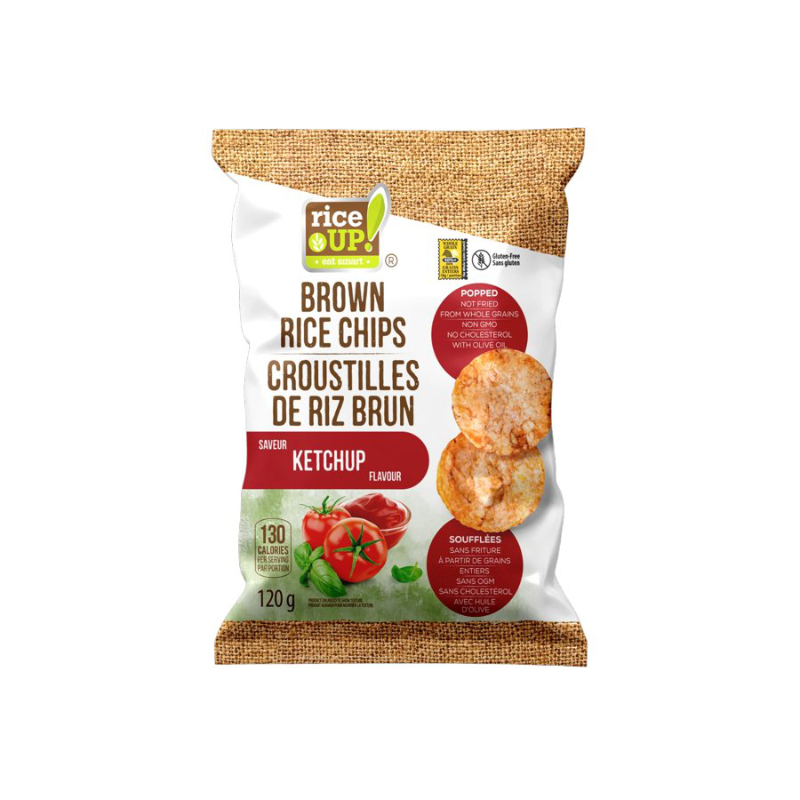 RICE UP RICE CHIPS KETCHUP 120G