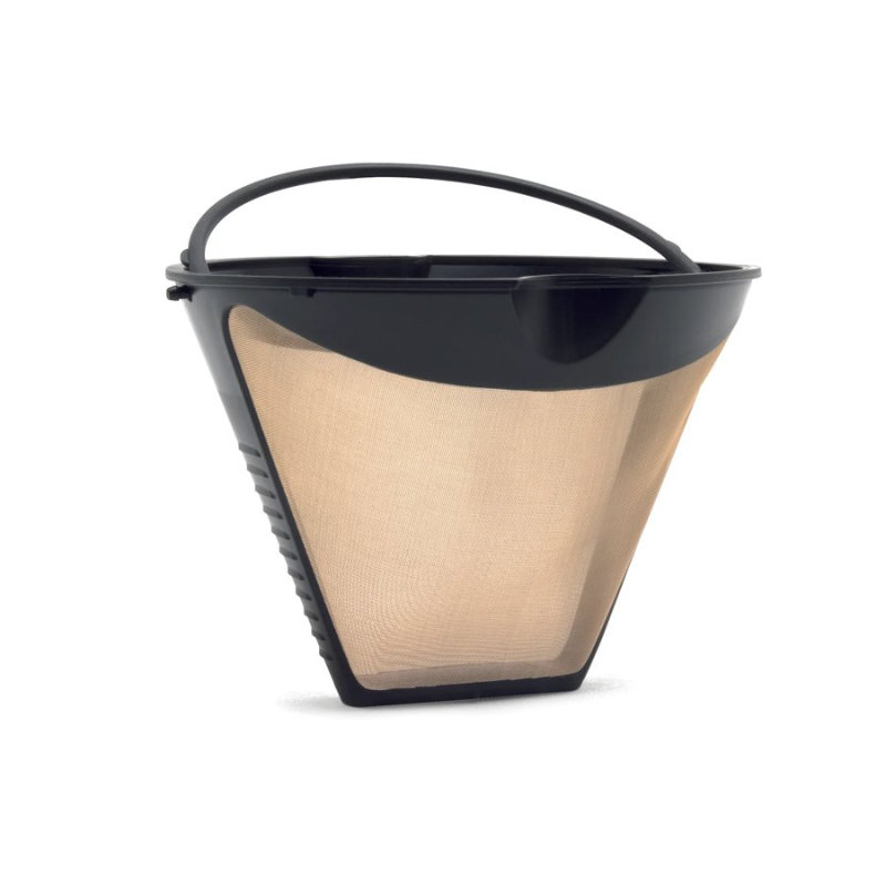 Fresco Jasi Goldtone Cone Shaped Permanent Filter - KF-4T