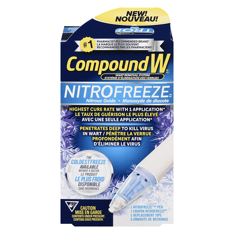 Compound W Nitrofreeze Wart Removing System