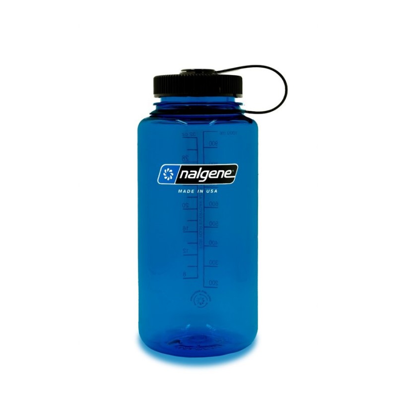 Nalgene Sustain Bottle With Wide Mouth - Blue - 1l