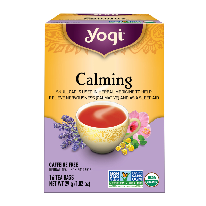 Yogi Caffeine Free Herbal Tea Bags - Calming - 16s