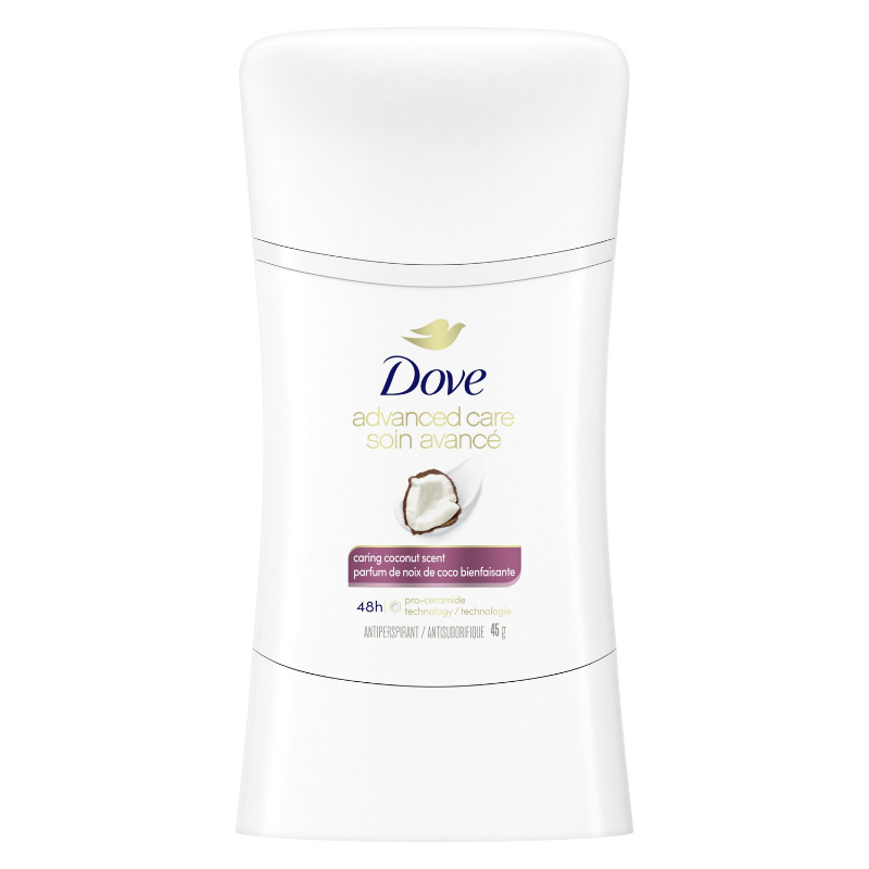 Dove Advanced Care Caring Coconut Antiperspirant Stick - 45g