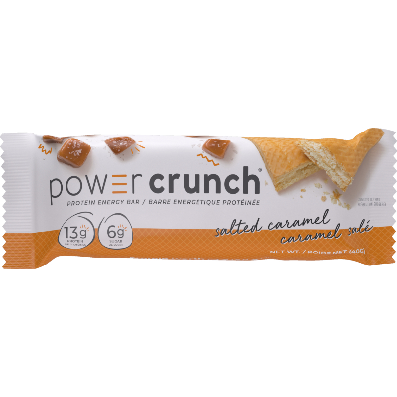 Power Crunch Protein Energy Bar - Salted Caramel - 40g