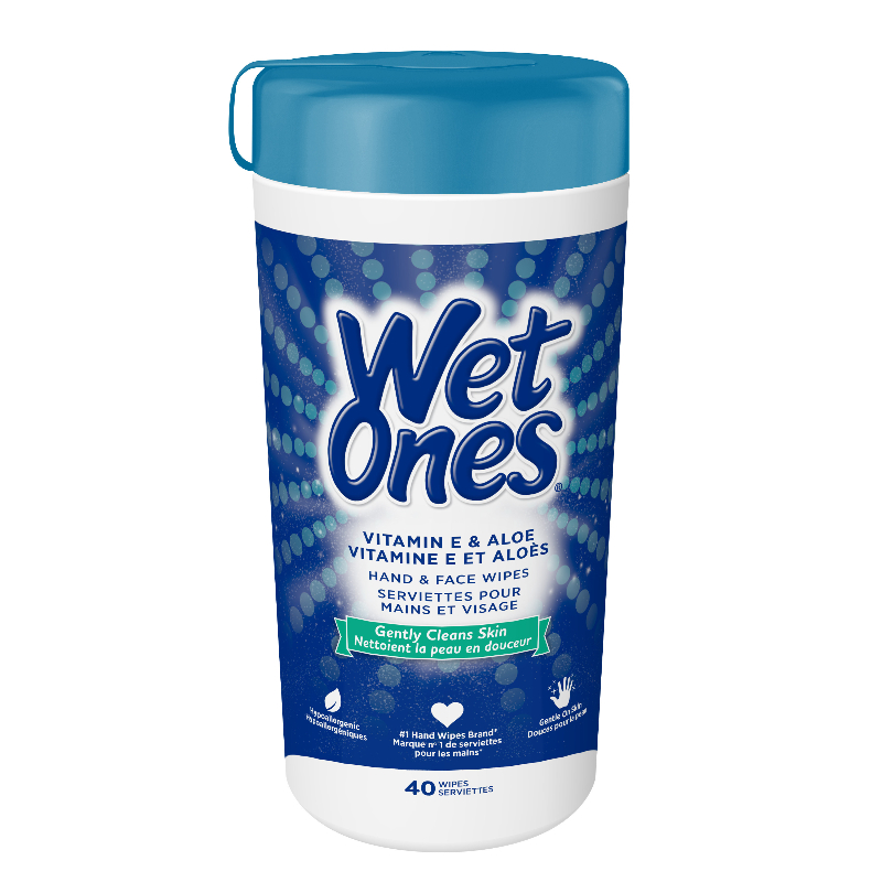 Wet Ones Wipes - Canister - 40's