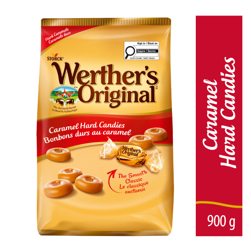 Werther's Original Caramel Hard Candies - 900g