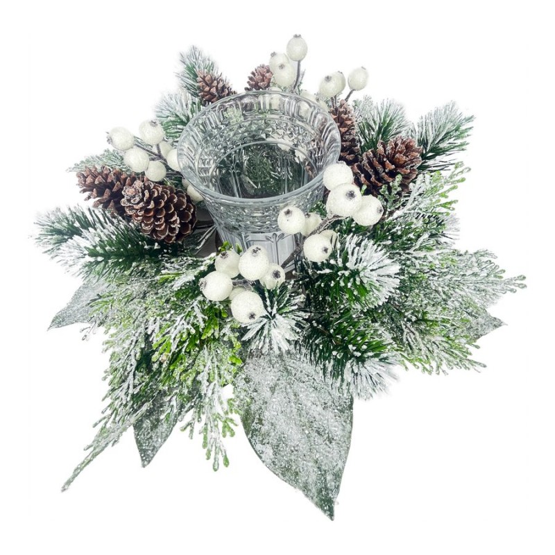 TABLE DECOR FROSTED BERRY in White