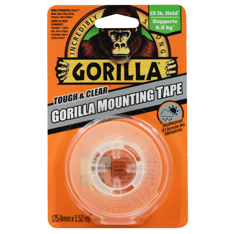 Gorilla Mounting Tape - 1 inch x 5 feet