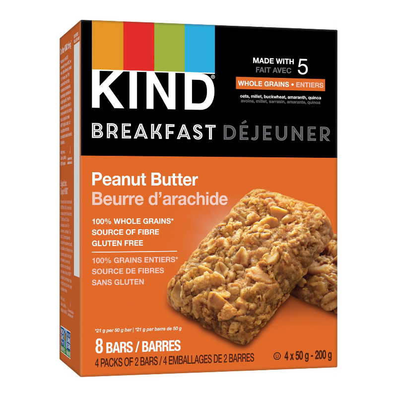 Kind Breakfast Bar - Peanut Butter - 4x50g