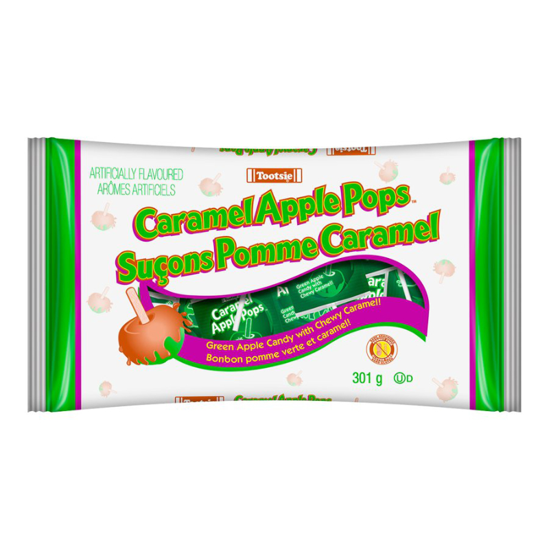 Tootsie Caramel Apple Pops - 301g