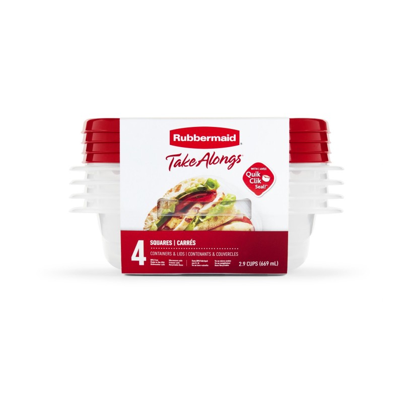 Rubbermaid TakeAlongs - Sandwich - 4 pack